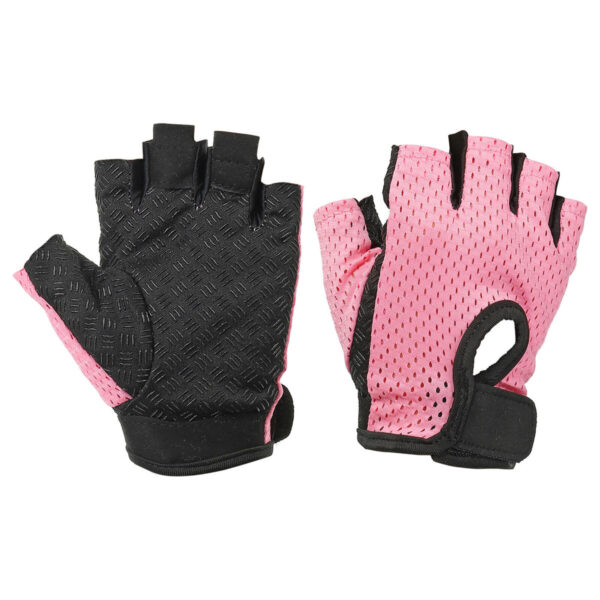Guantes rosados